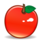 Red Apple emoji on Emojidex